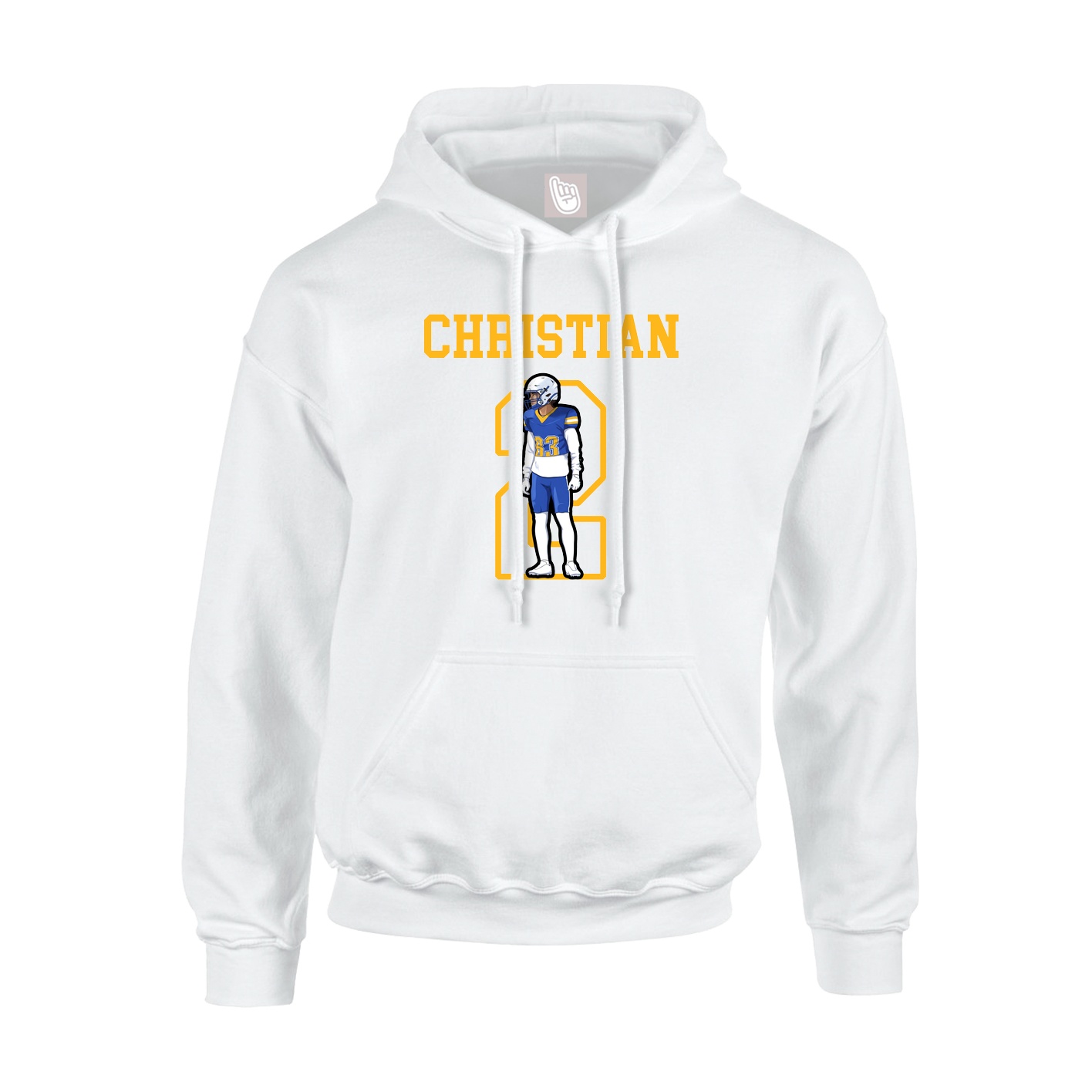 Youth Hoodie — Shirsey in White