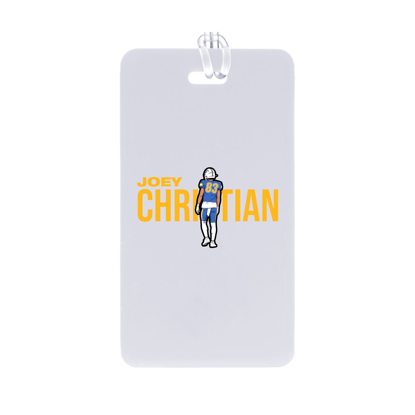 Bag Tag — Player Name in Classic