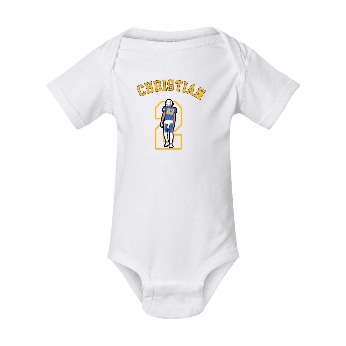 Baby Onesie — Shirsey Arch in White