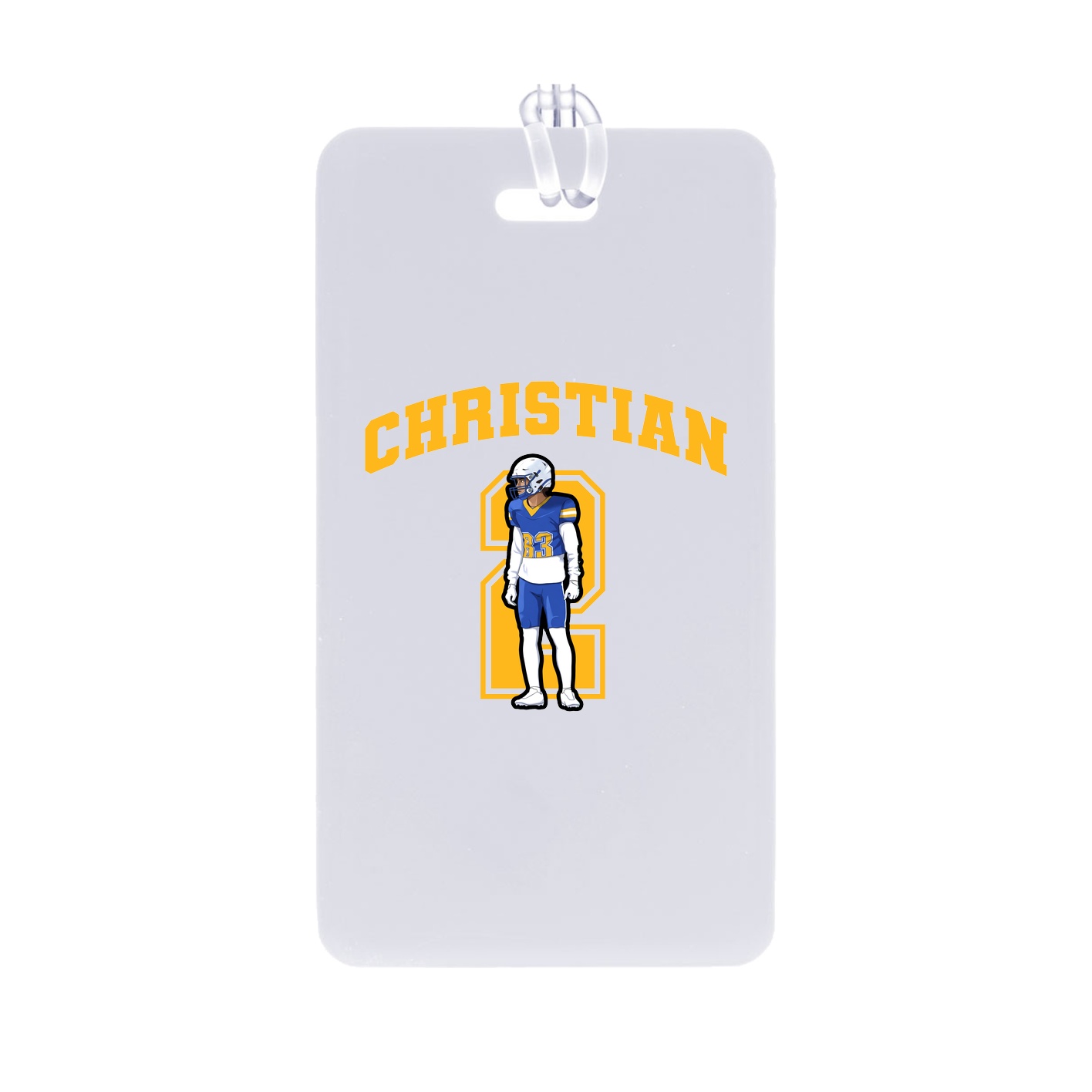 Bag Tag — Number in Classic