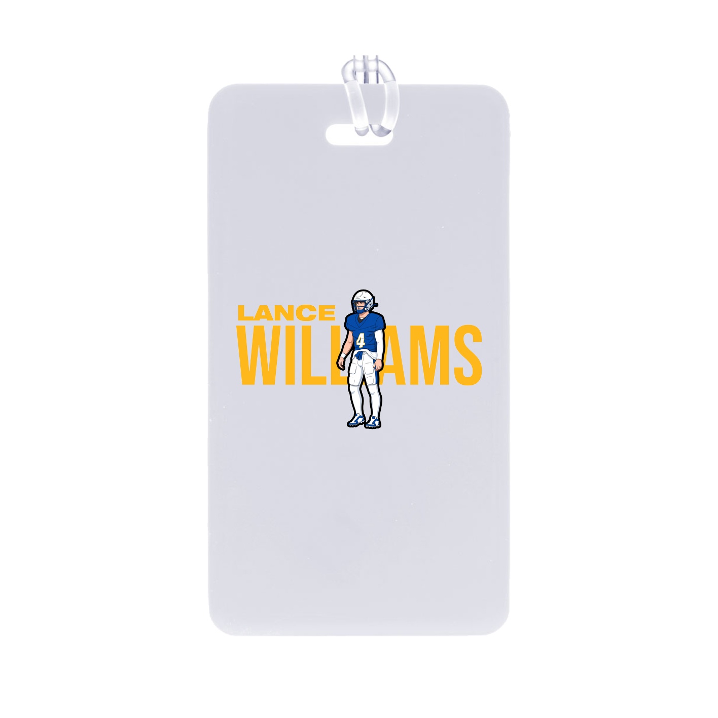 Bag Tag — Player Name in Classic