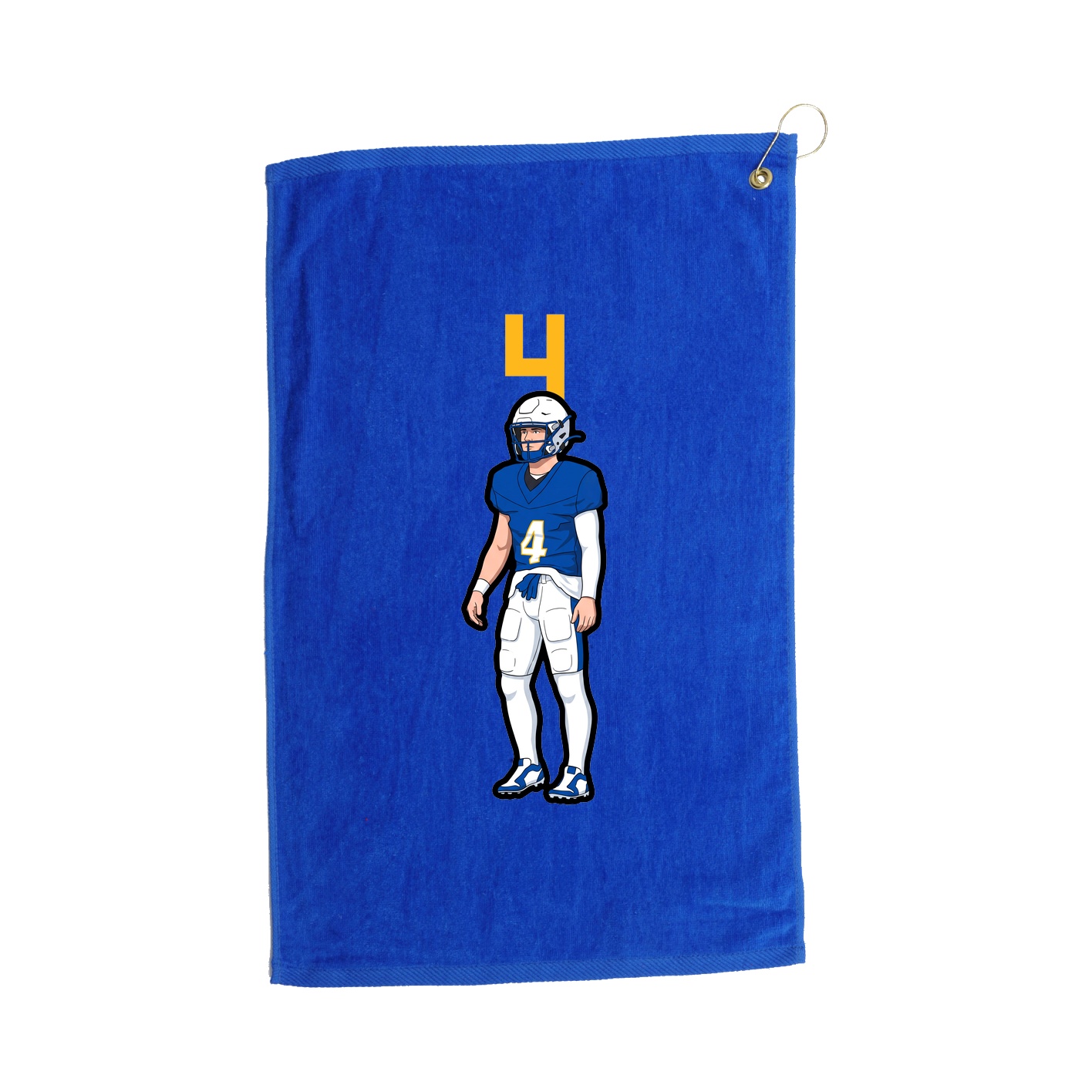 Golf Towel — Number Top in Royal
