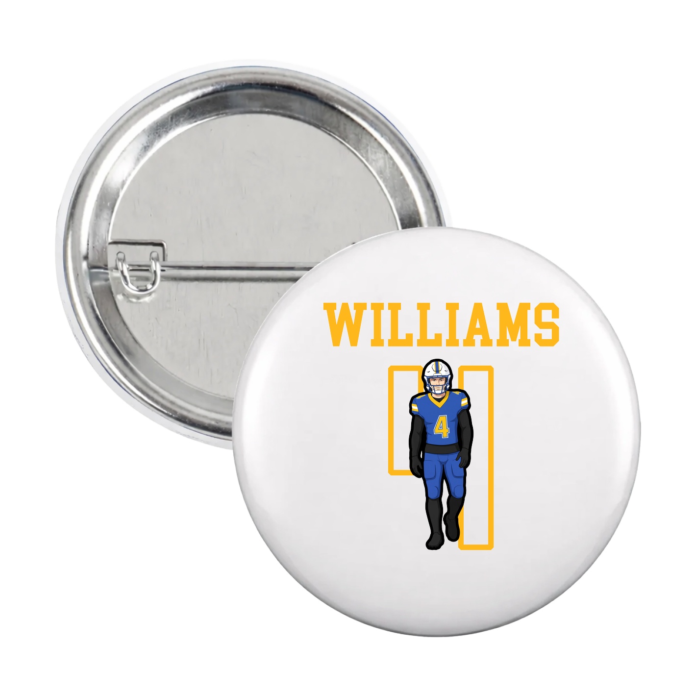 Game Day Button — Shirsey in White