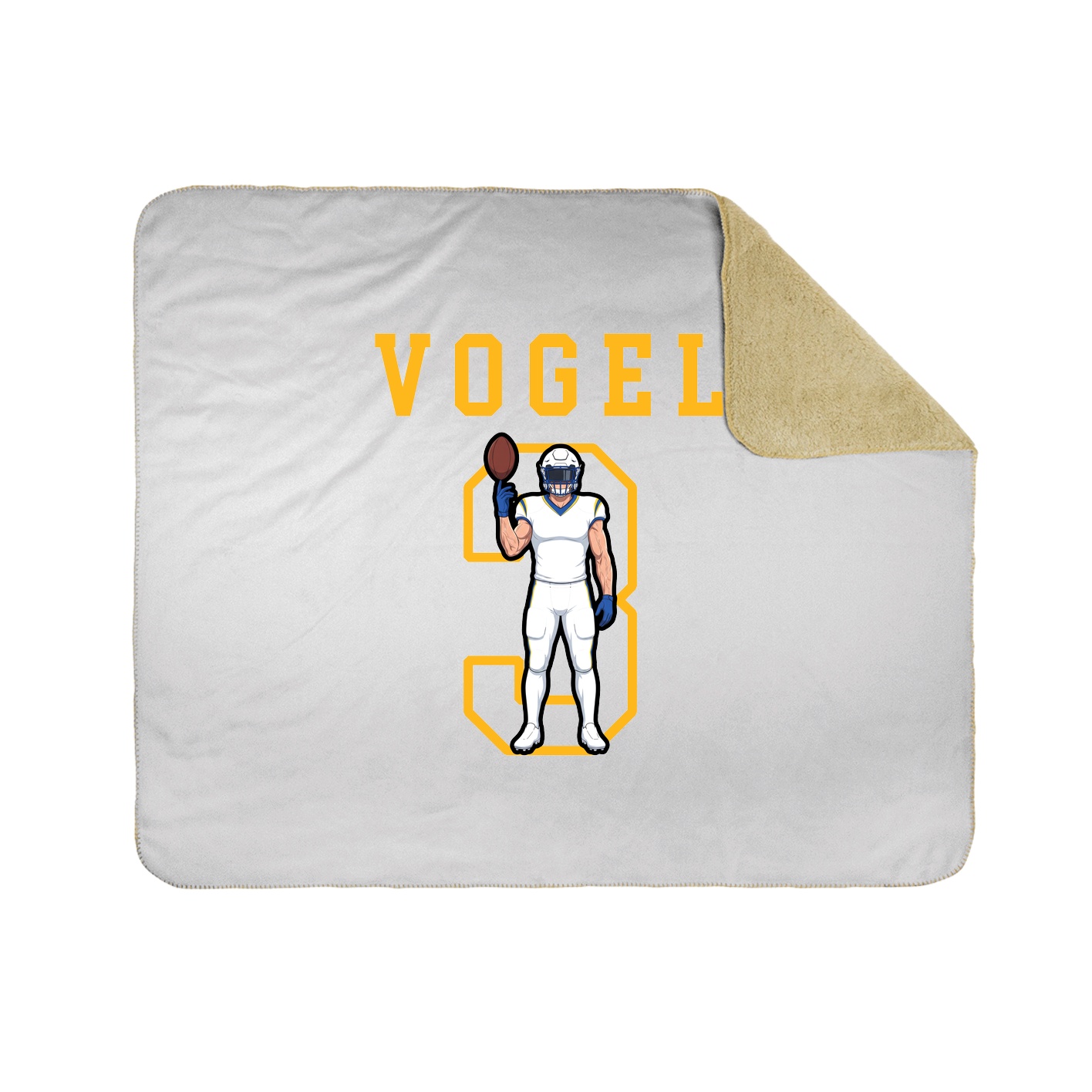 Throw Blanket — Shirsey in White