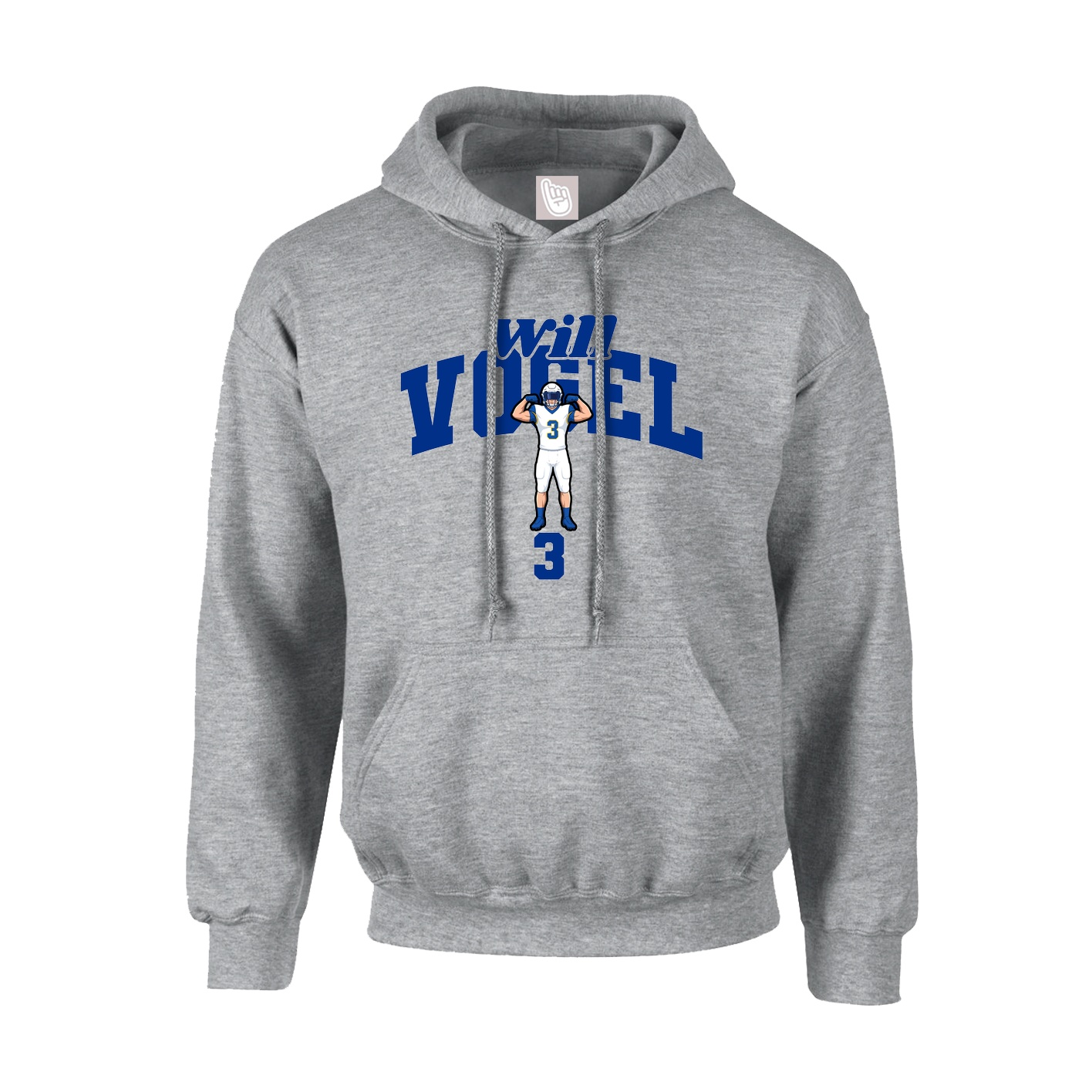 Hoodie — Signature Arch in Grey