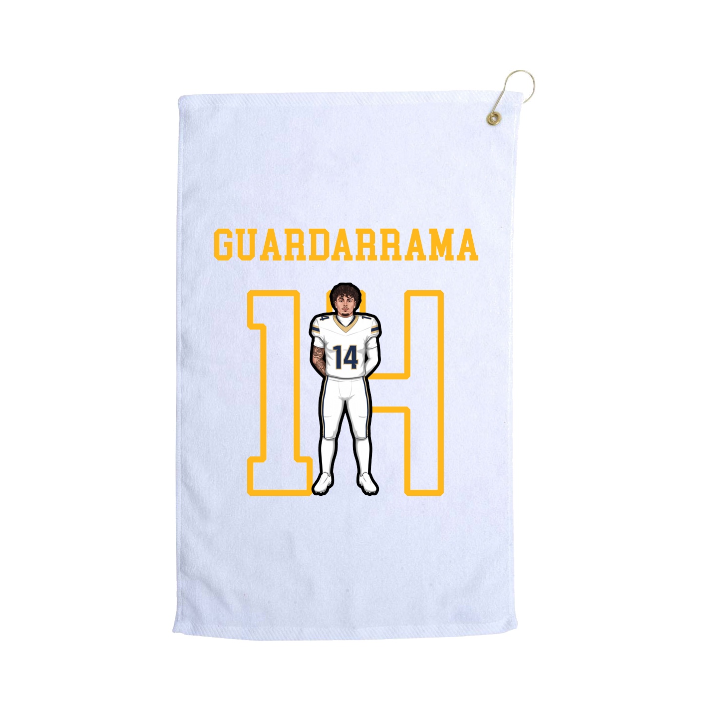 Golf Towel — Shirsey in White