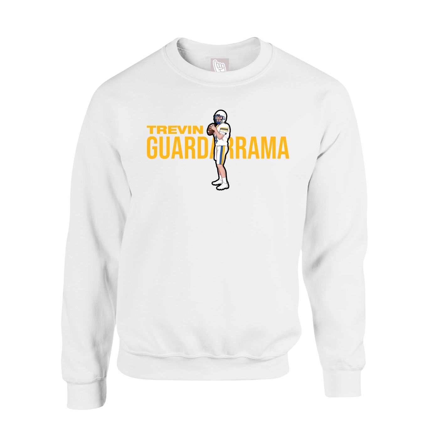 Fleece Crew — Player Name in White