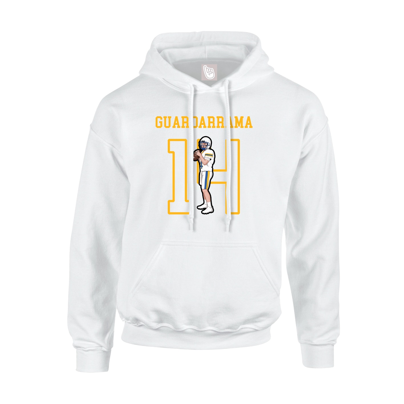 Youth Hoodie — Shirsey in White