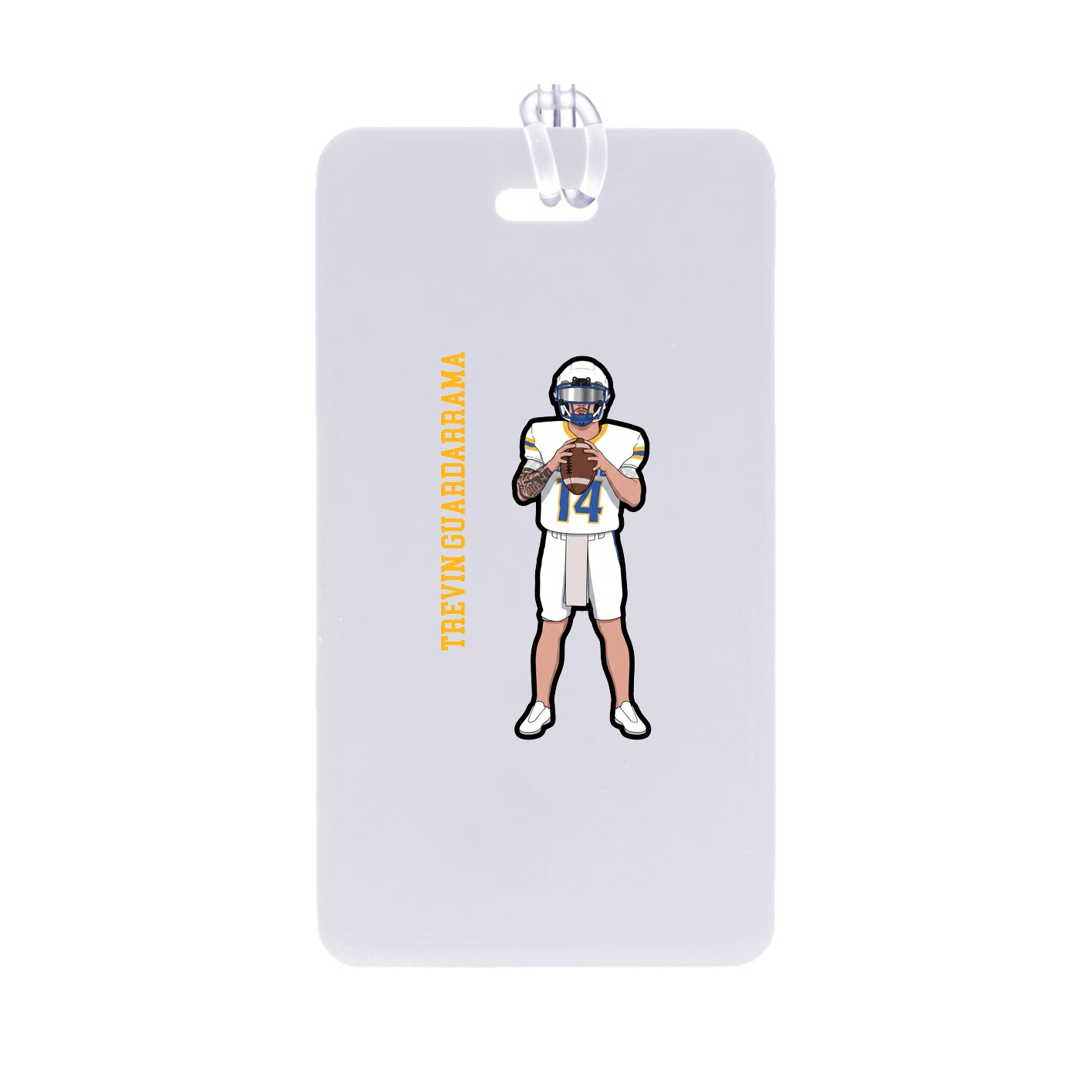Bag Tag — Name Vertical in Classic