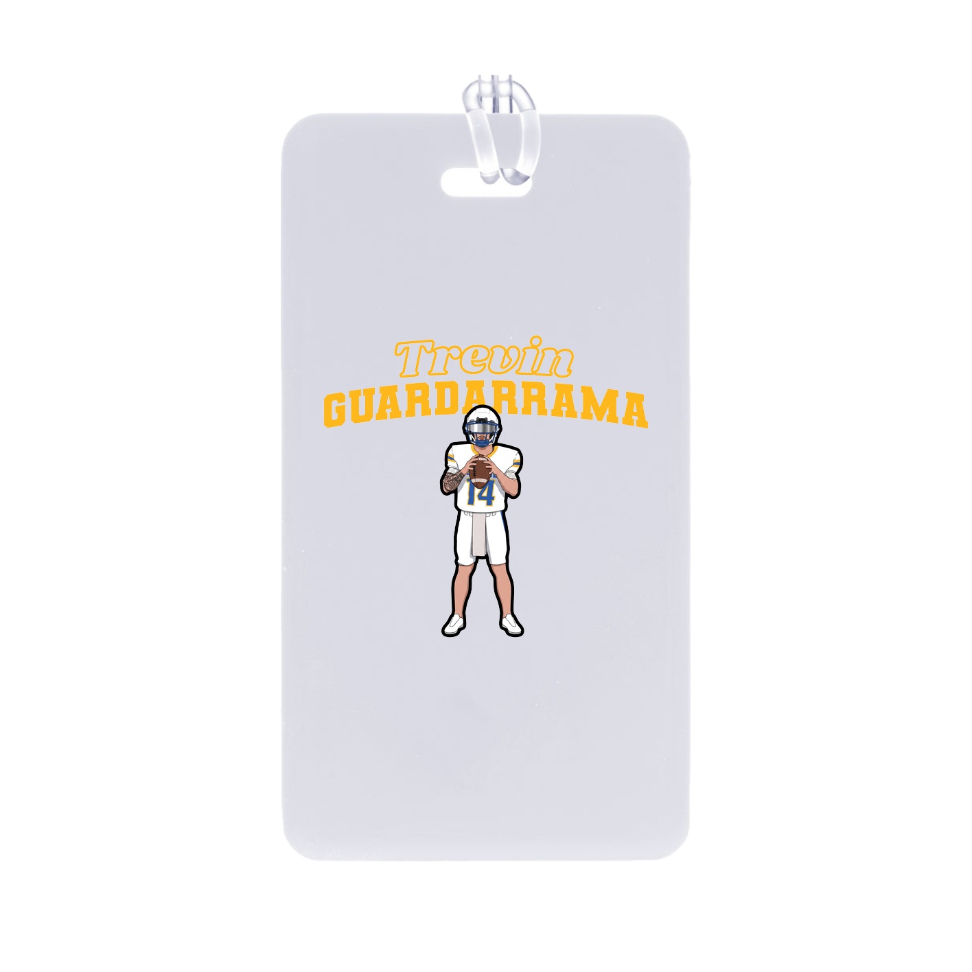 Bag Tag — Name Arch in Classic