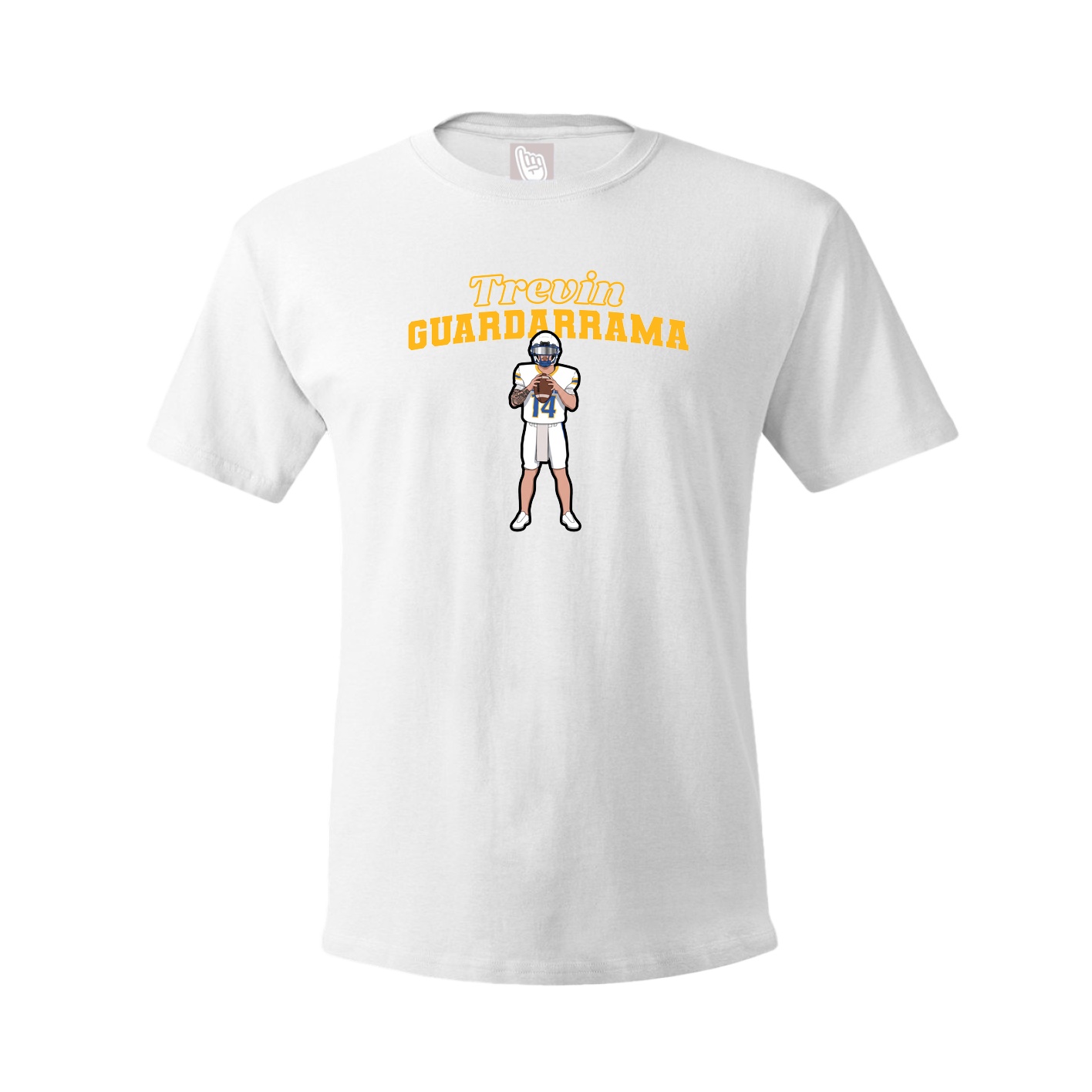 Tee — Name Arch in White