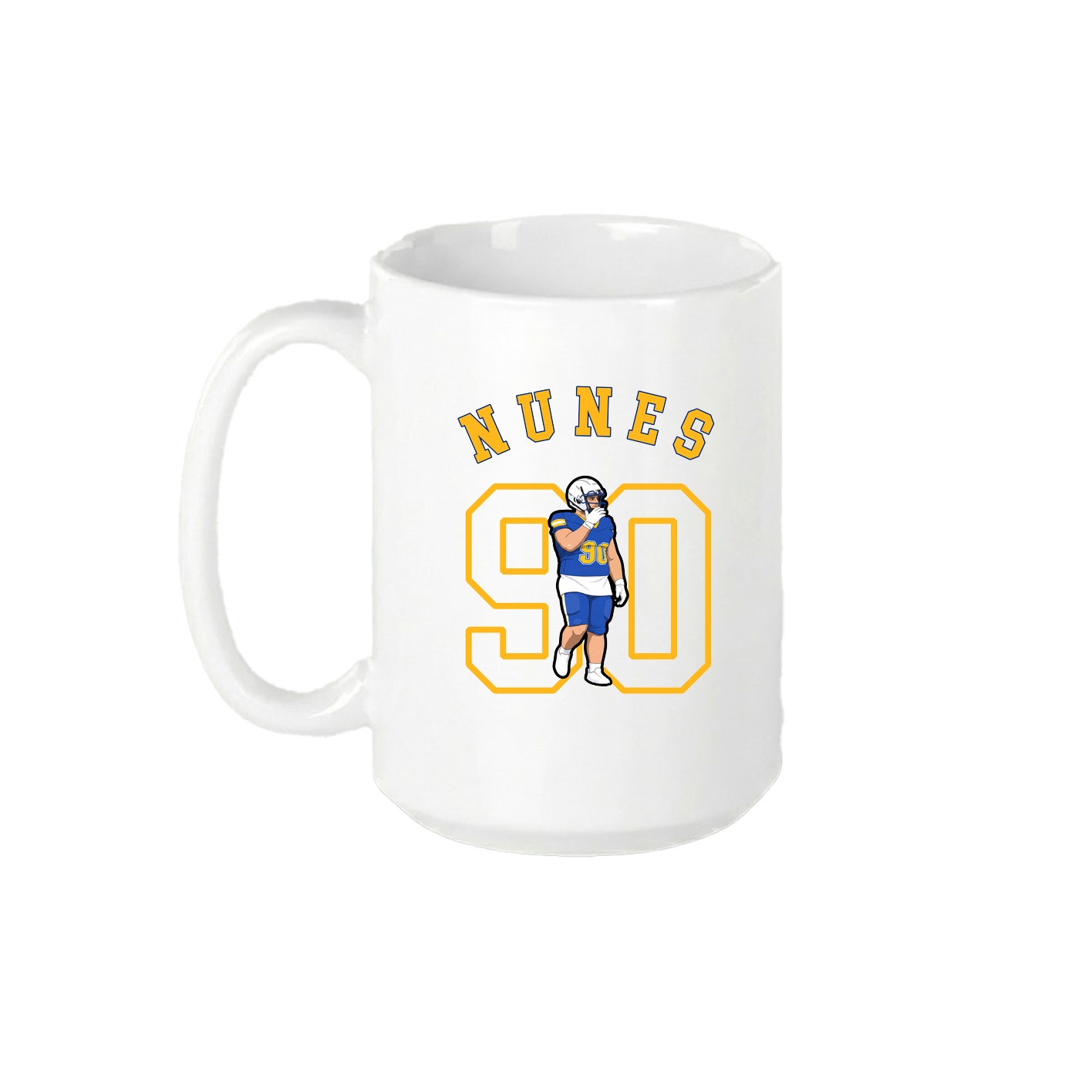 15oz Coffee Mug — Shirsey Arch in White
