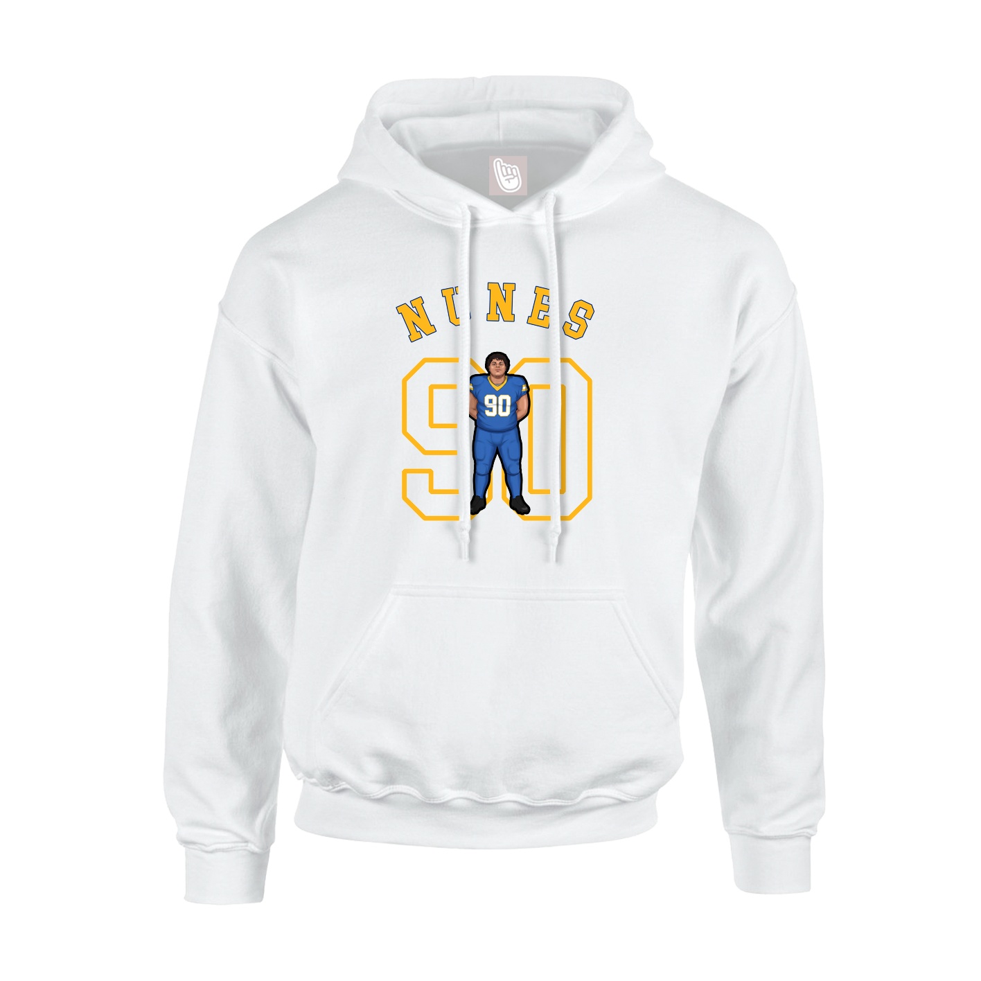 Hoodie — Shirsey Arch in White