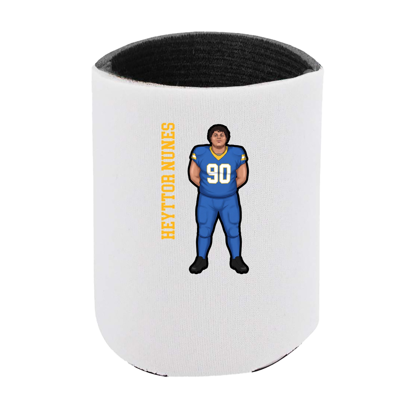 Can Holder — Name Vertical in White