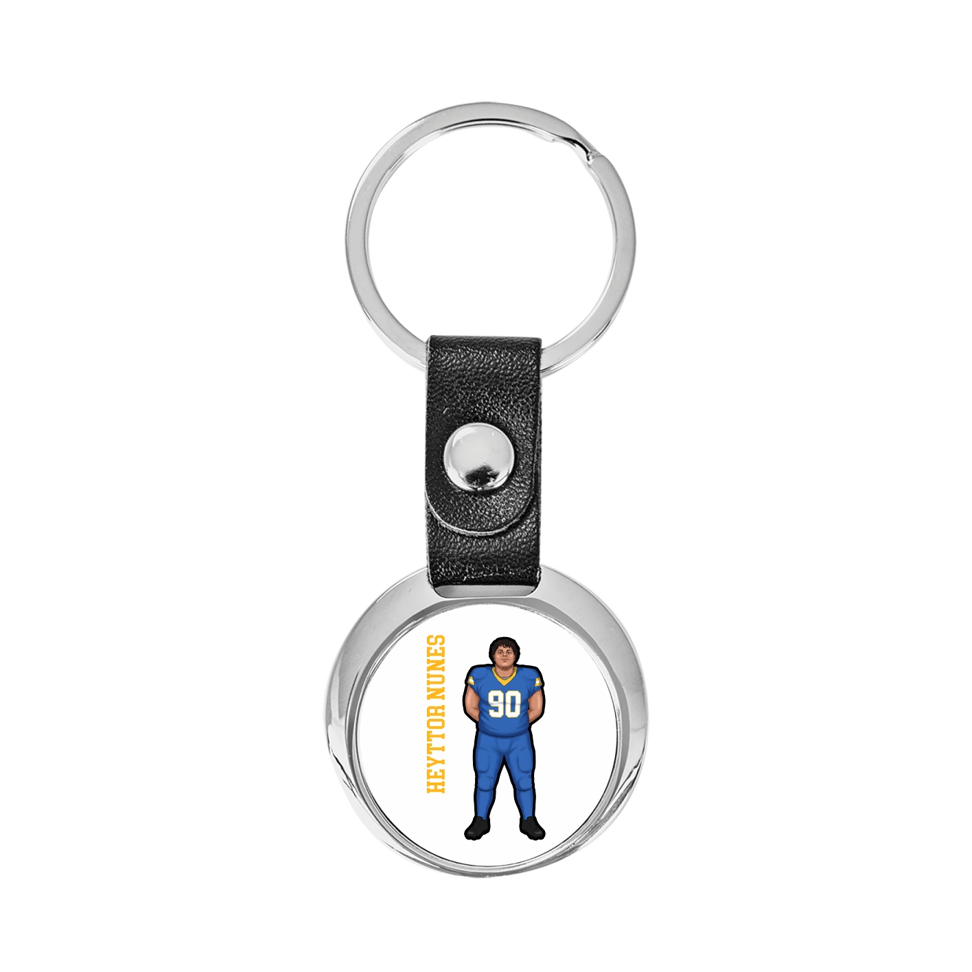 Key Chain — Name Vertical in Classic