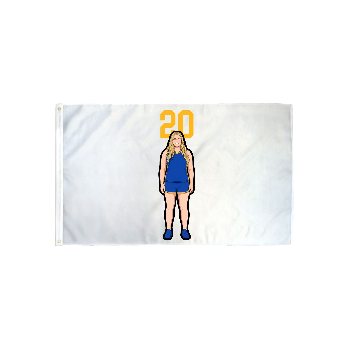 3x5 Flag — Number Top in Classic