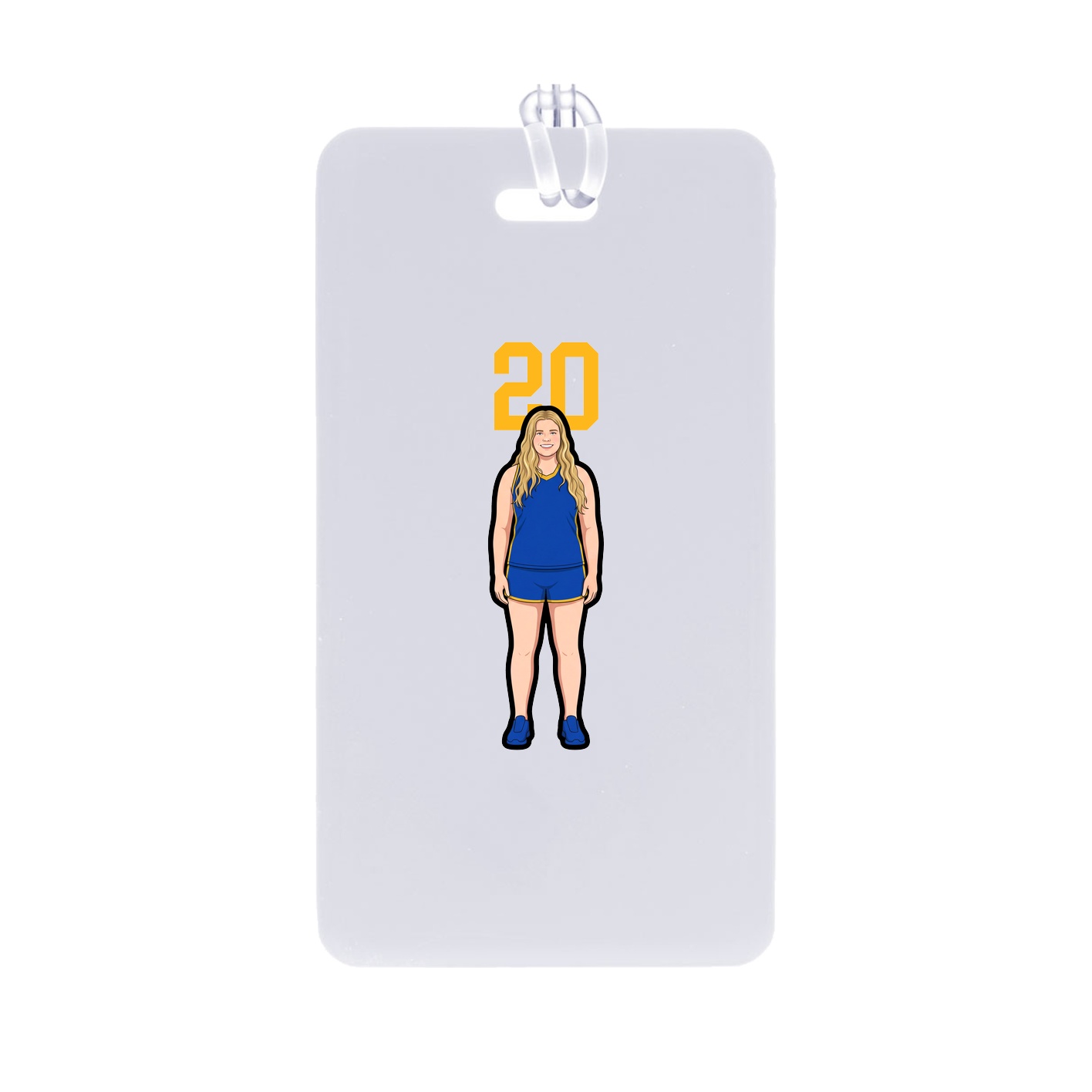 Bag Tag — Number Top in Classic