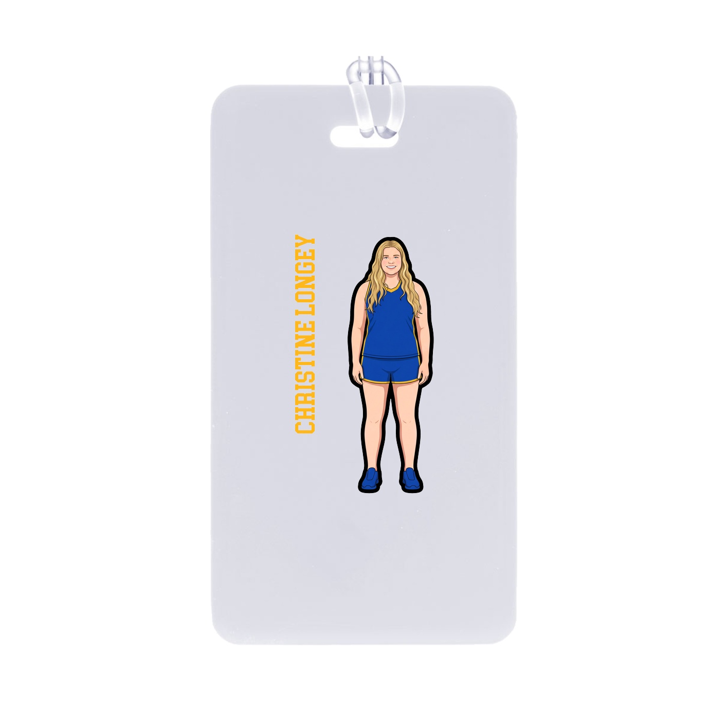 Bag Tag — Name Vertical in Classic