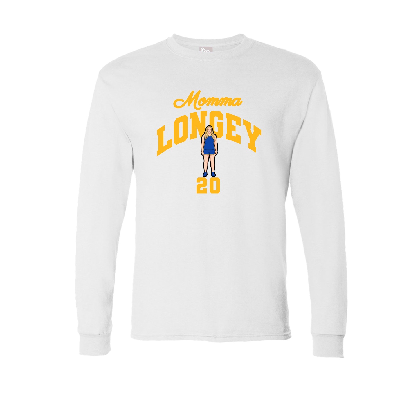 Long Sleeve Tee — Mothers Day Arch in White