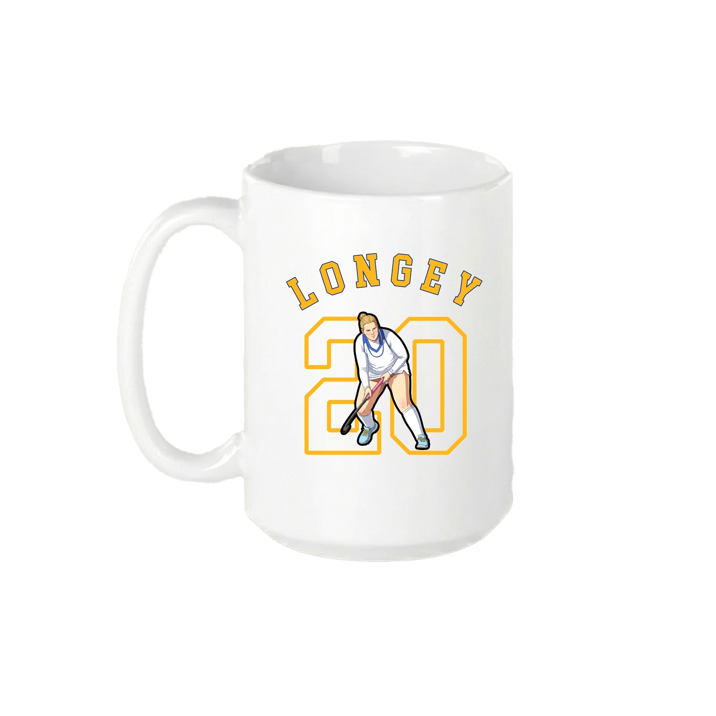 15oz Coffee Mug — Shirsey Arch in White
