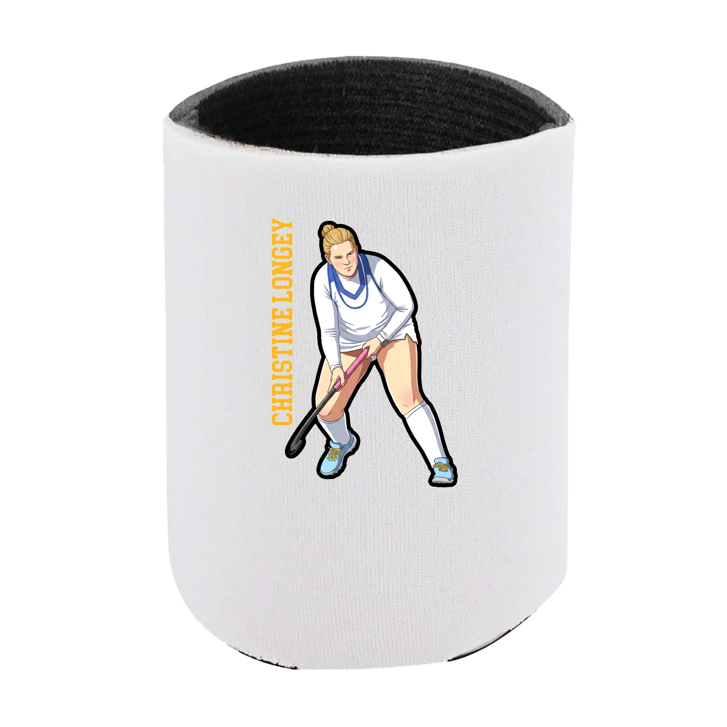 Can Holder — Name Vertical in White