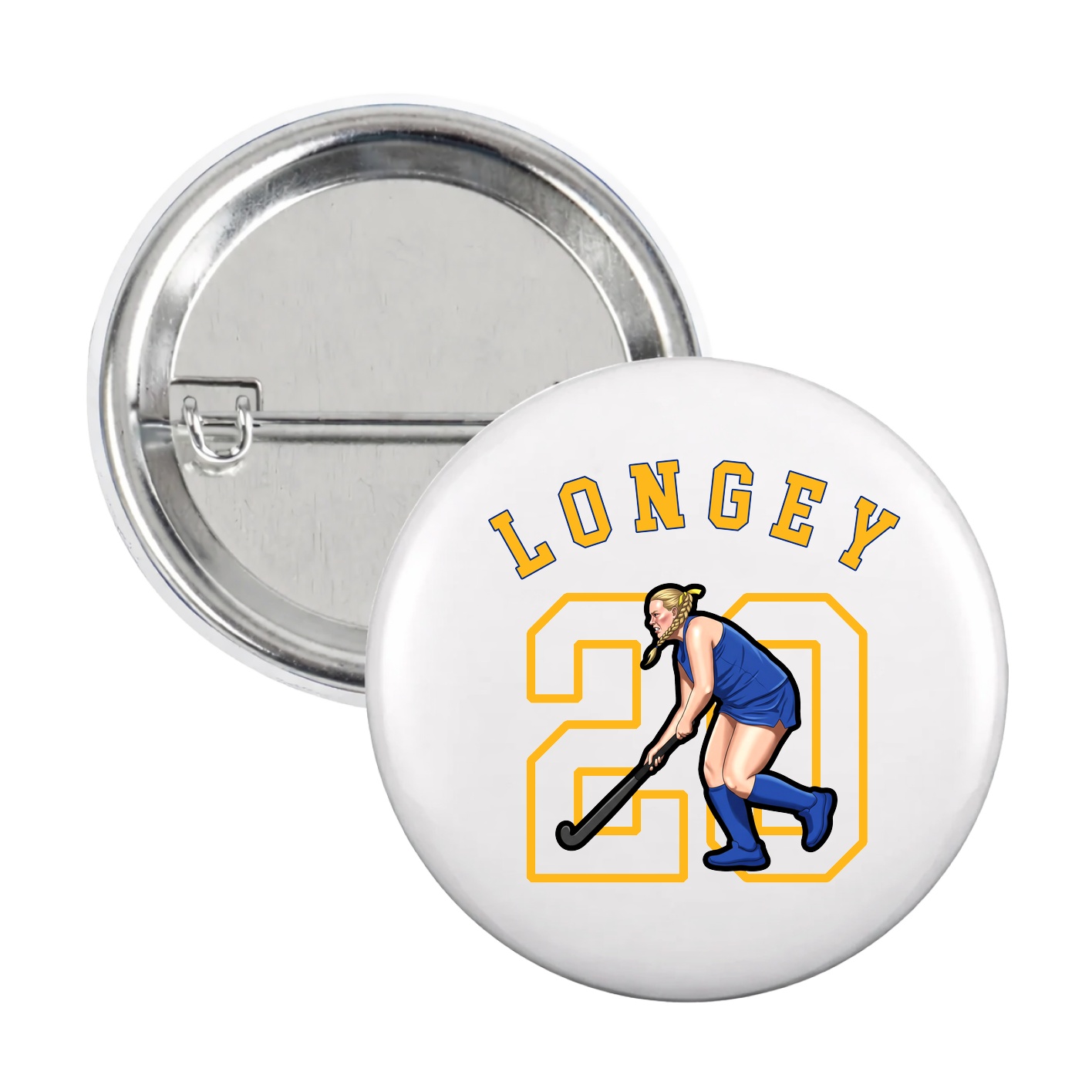Game Day Button — Shirsey Arch in White