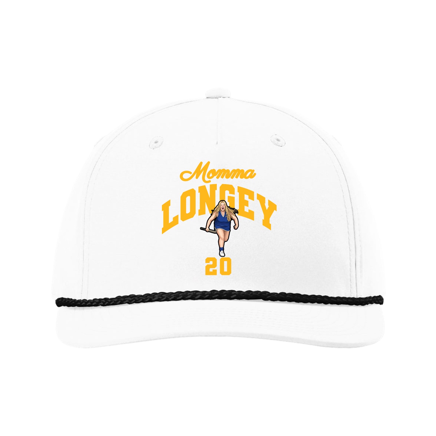 Five-Panel Classic Rope Cap — Mothers Day Arch in White