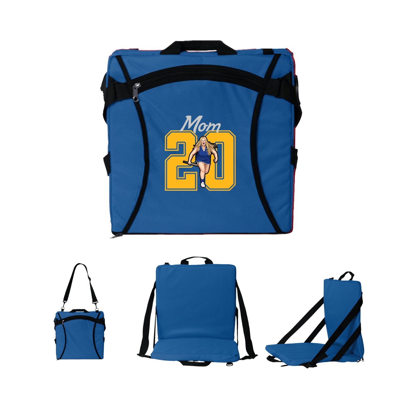 Folding Stadium Seat — Mothers Day Shirsey in Royal