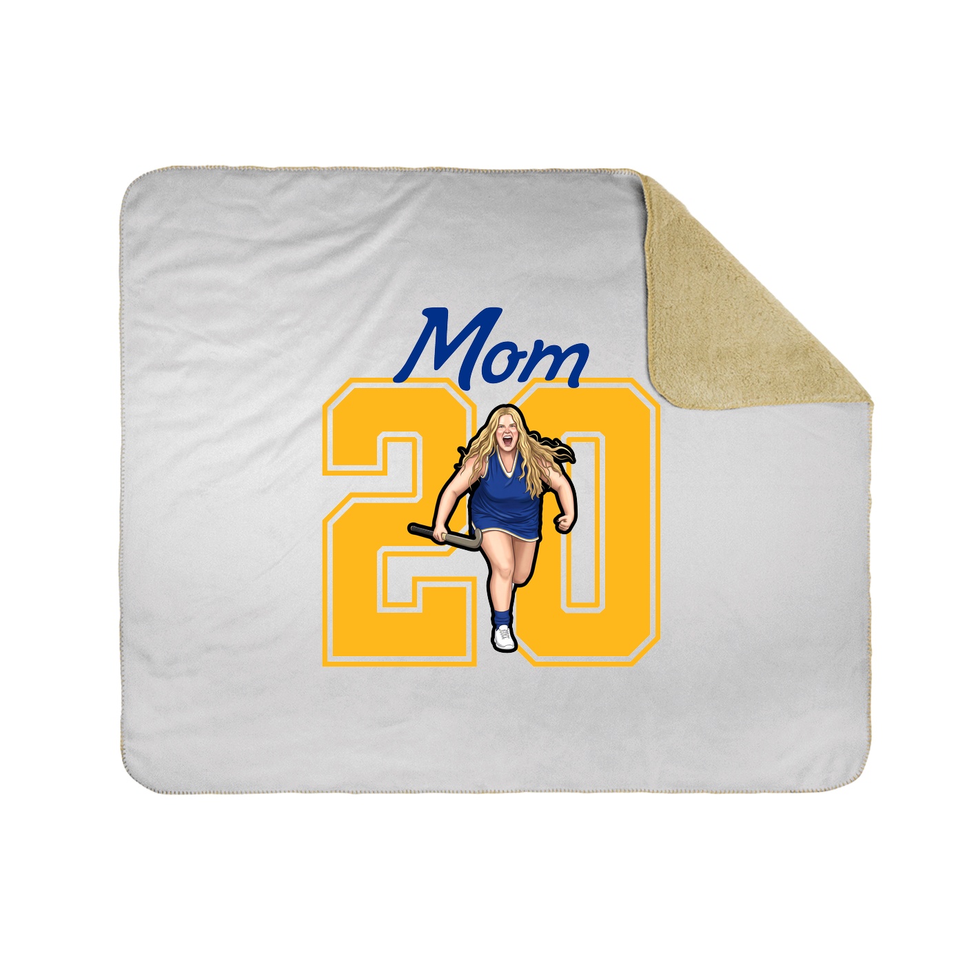 Throw Blanket — Mothers Day Shirsey in White