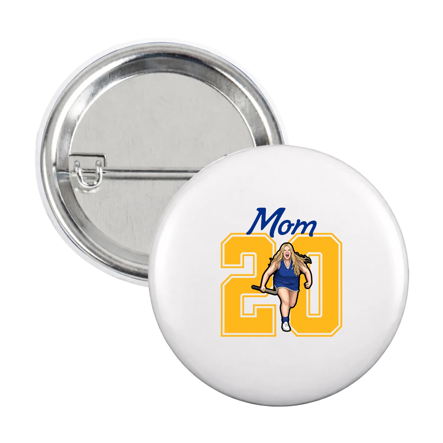 Game Day Button — Mothers Day Shirsey in White