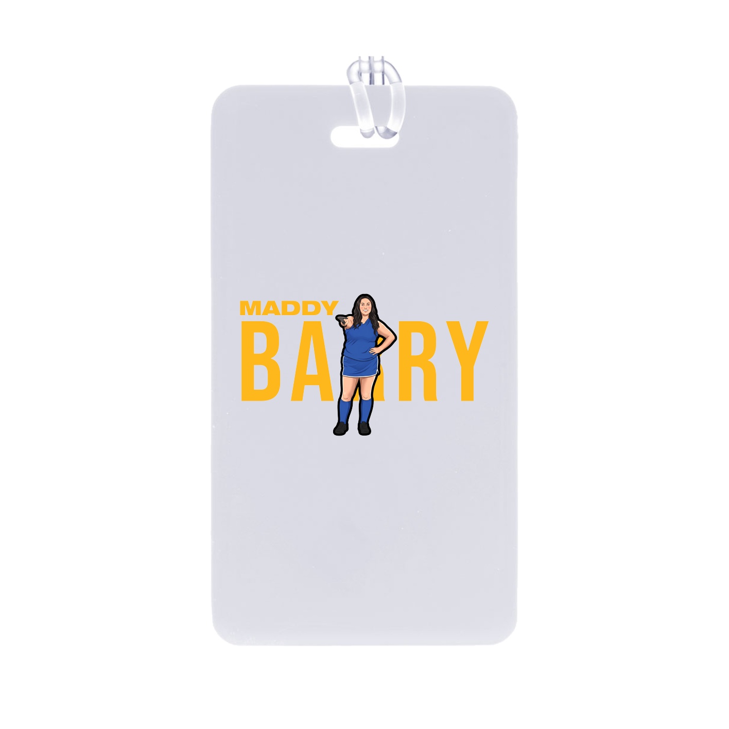 Bag Tag — Player Name in Classic