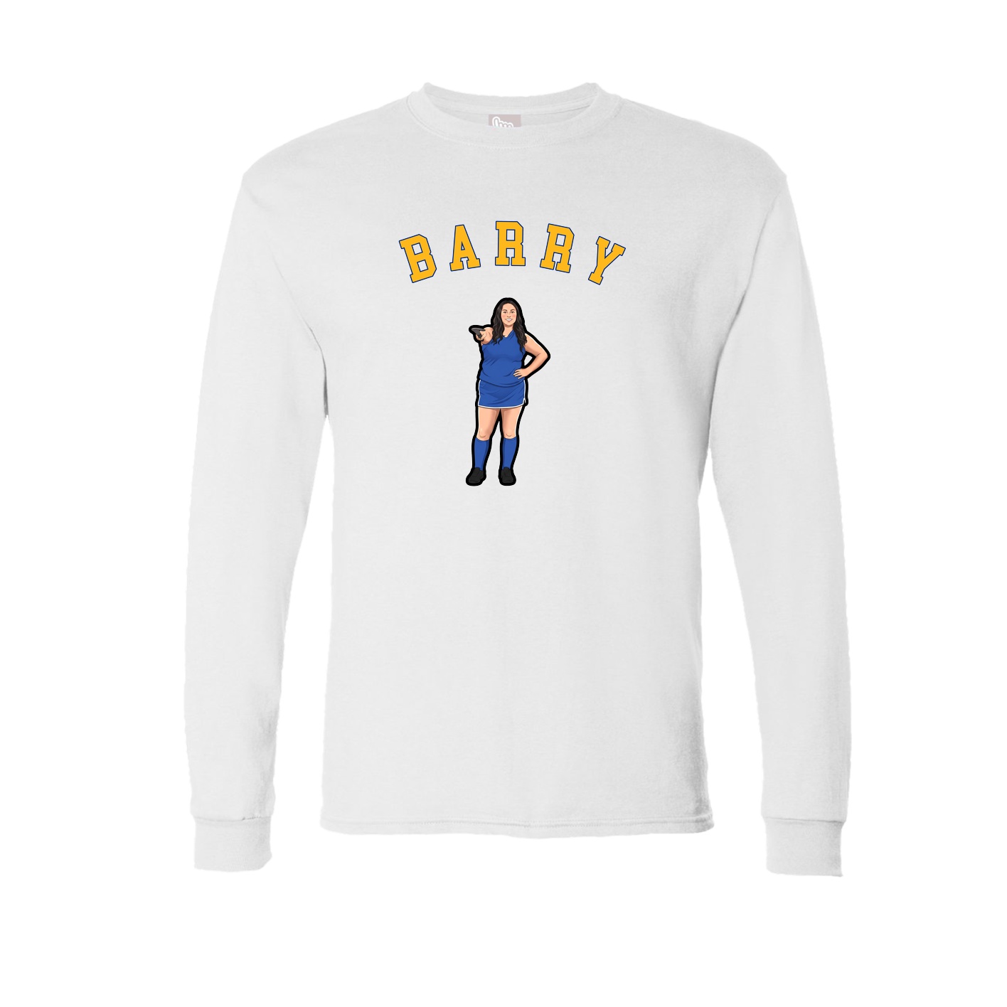 Long Sleeve Tee — Shirsey Arch in White