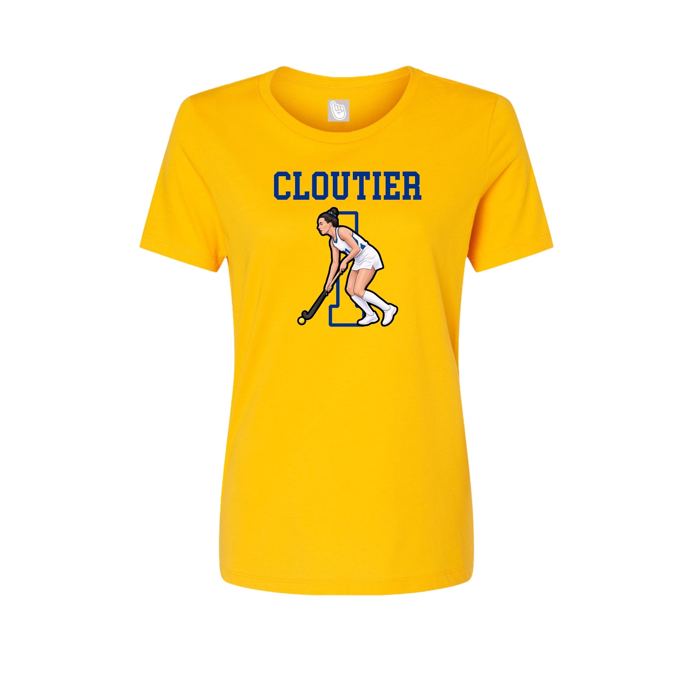 Fitted Women's Tee — Shirsey in Gold