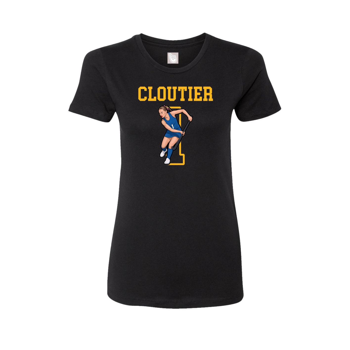 Fitted Women's Tee — Shirsey in Black