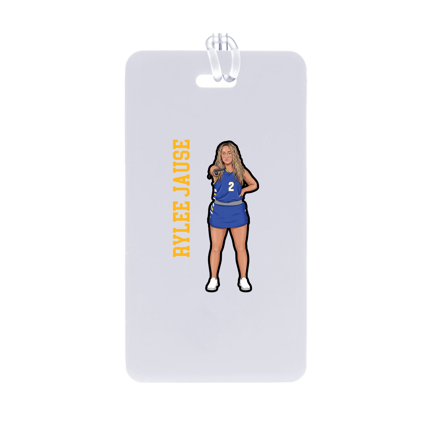 Bag Tag — Name Vertical in Classic