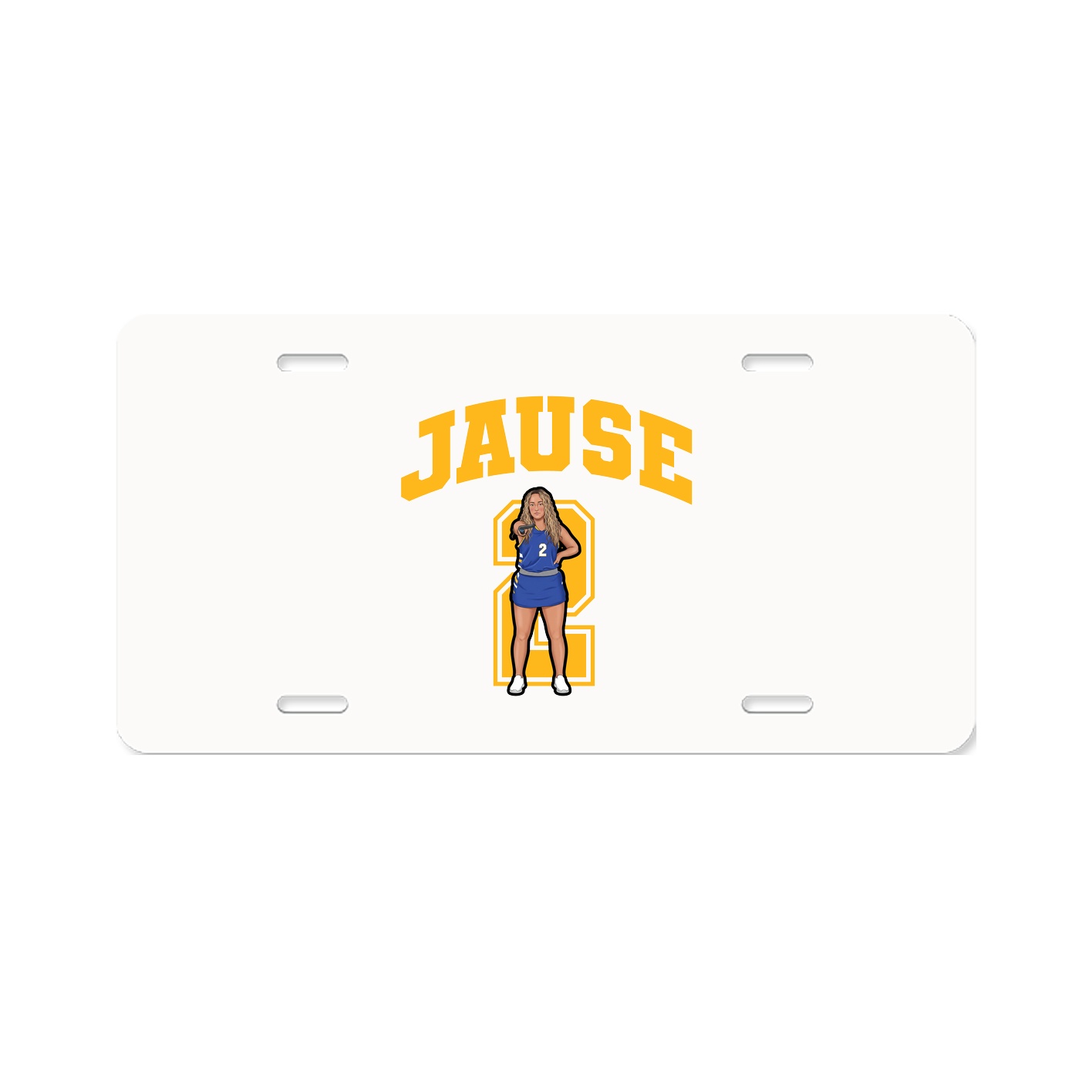 License Plate — Number in Classic