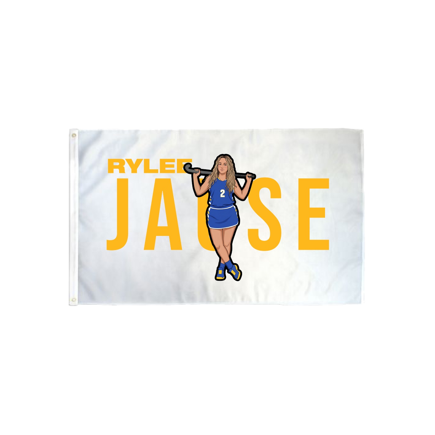 3x5 Flag — Player Name in Classic