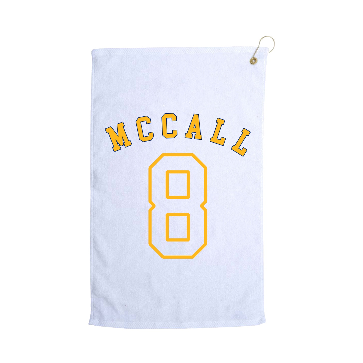 Golf Towel — Shirsey Arch in White