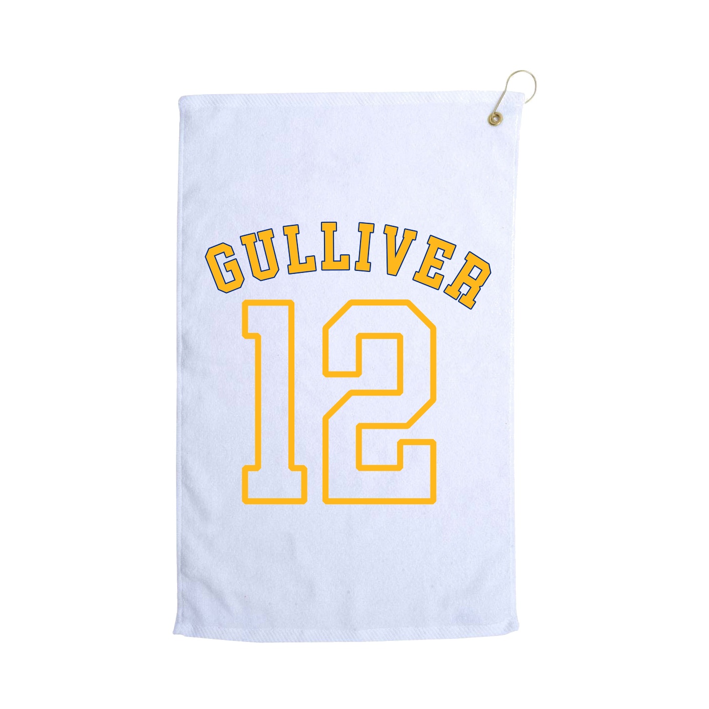 Golf Towel — Shirsey Arch in White