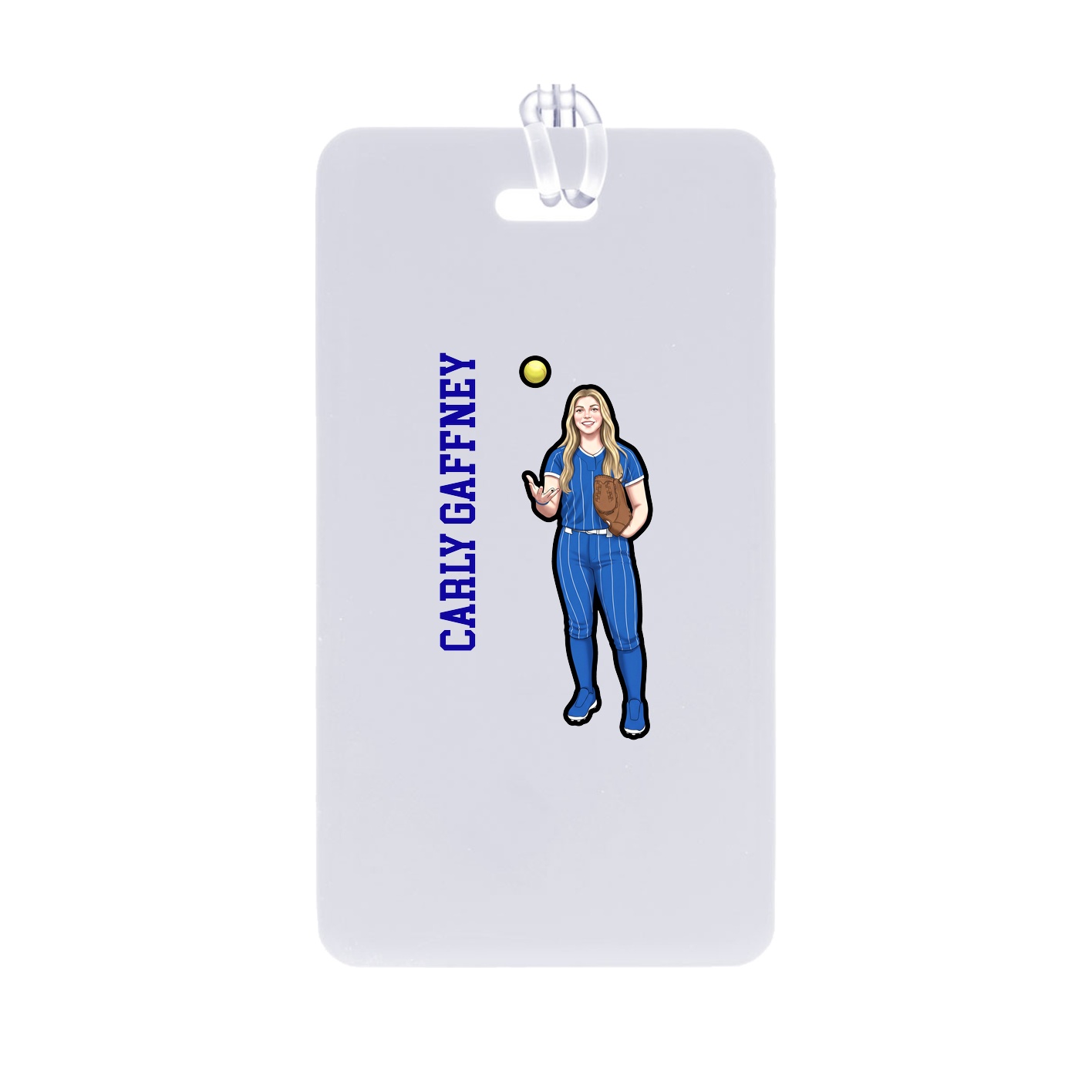 Bag Tag — Name Vertical in Classic