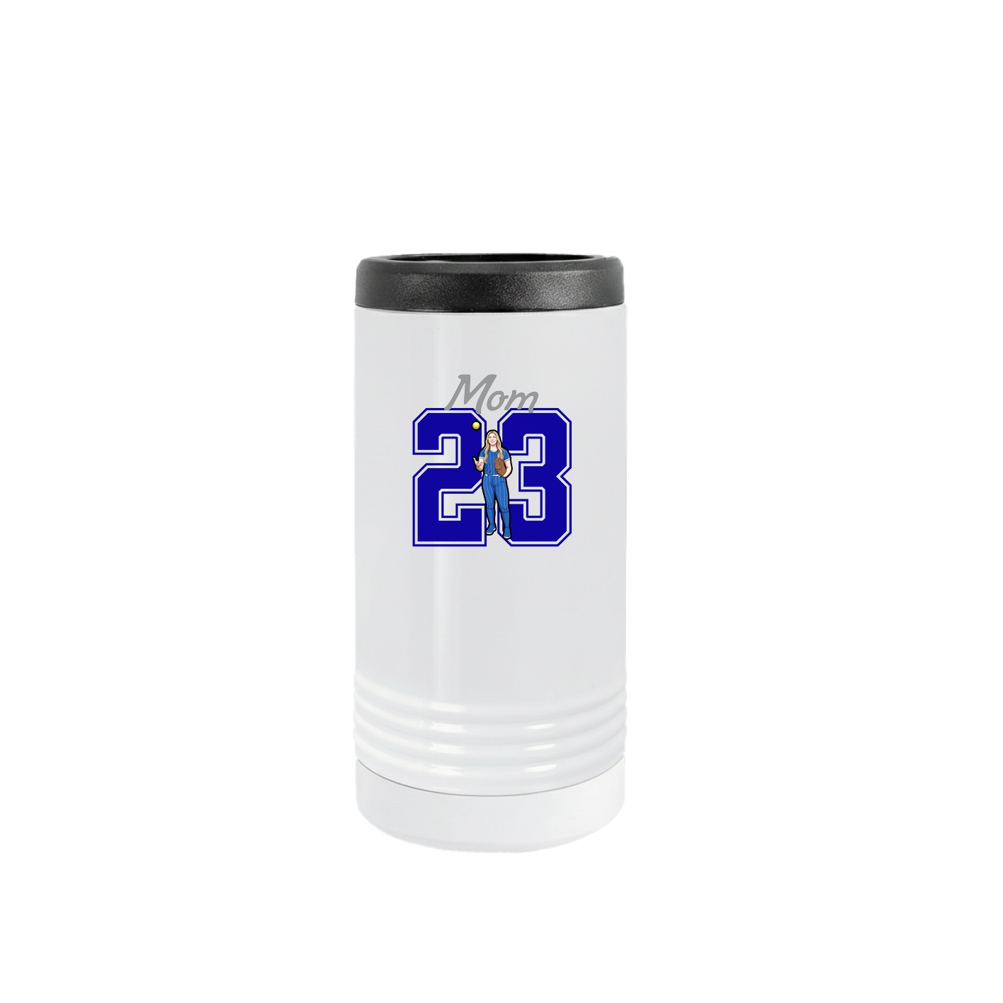 Slim Beverage Holder — Mothers Day Shirsey in White