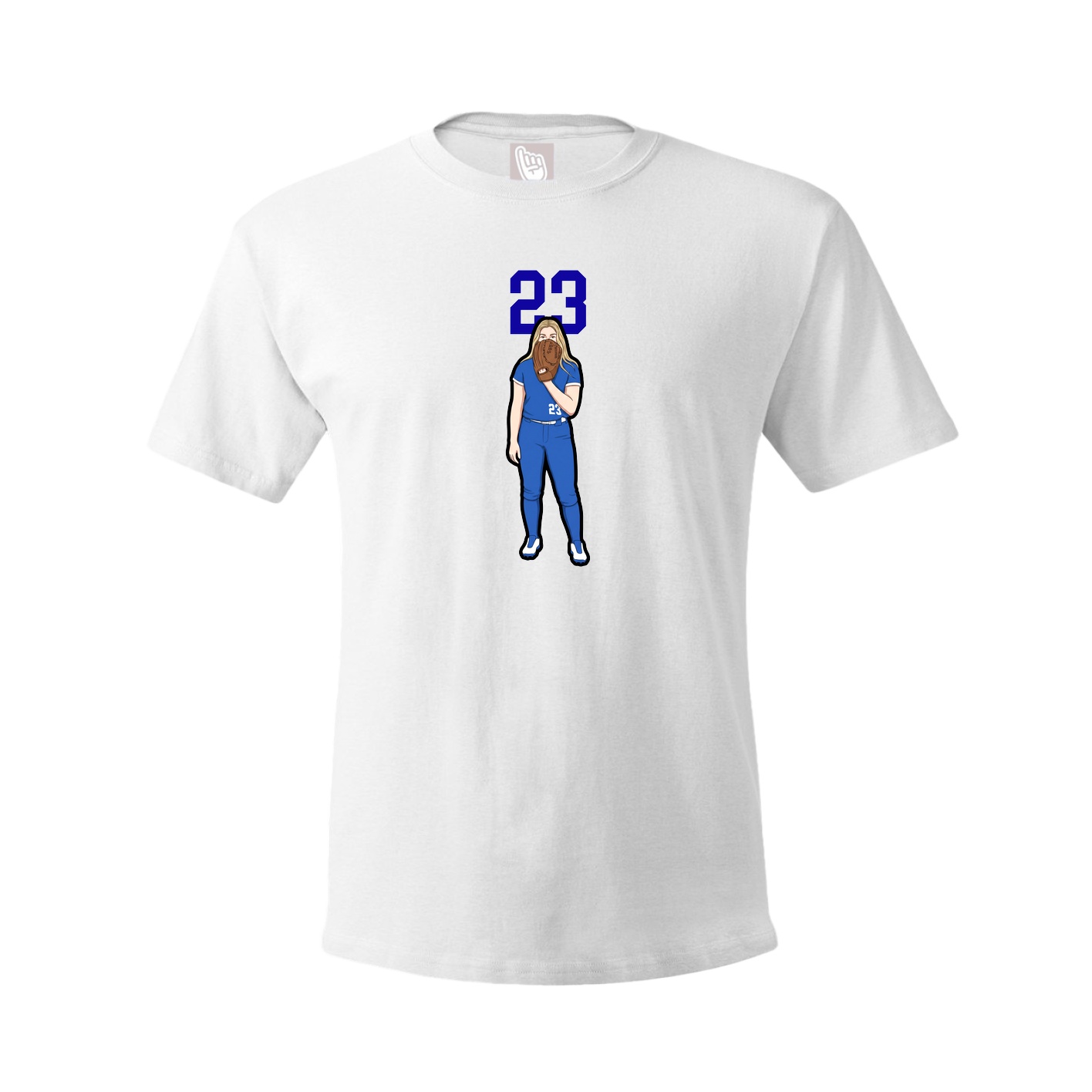 Tee — Number Top in White