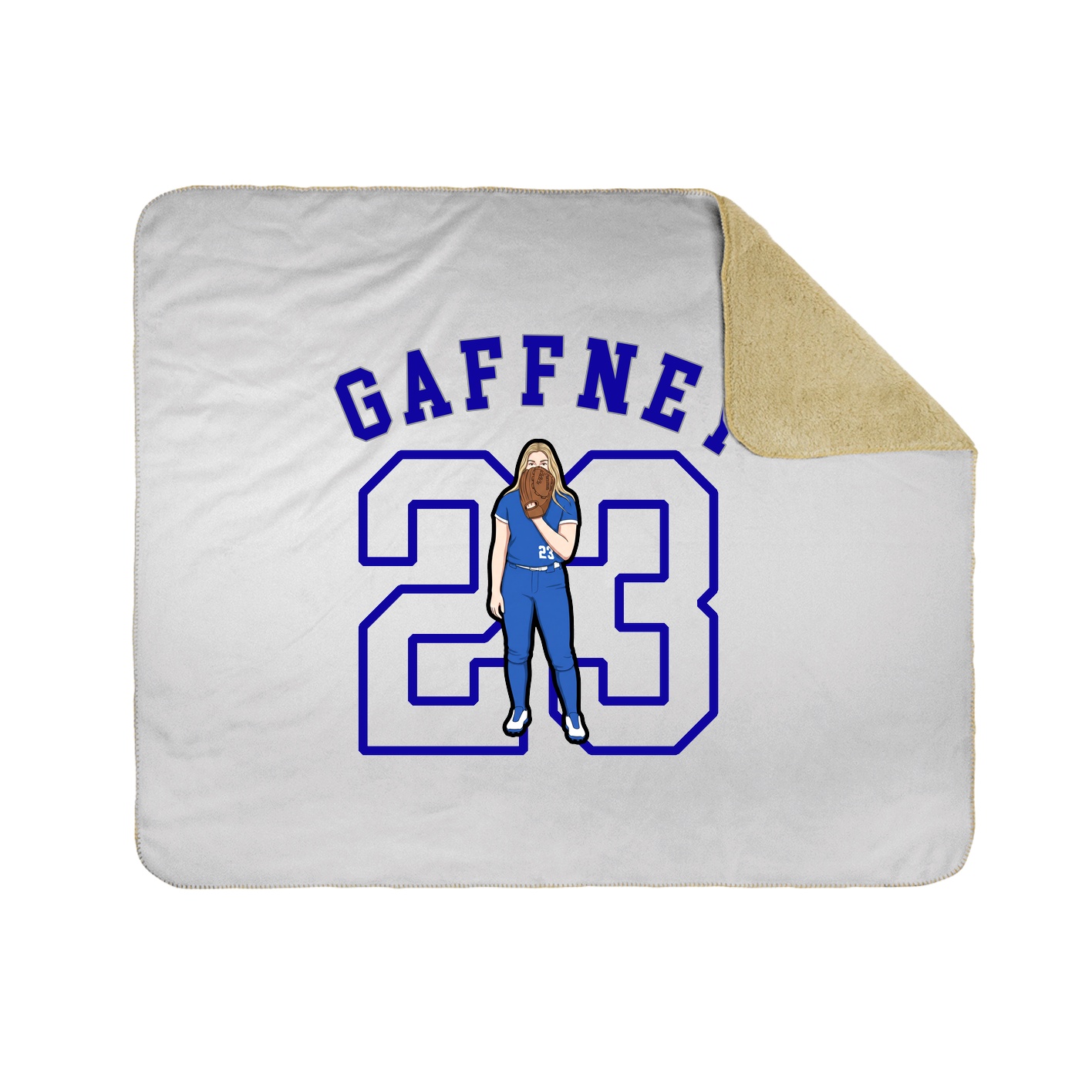 Throw Blanket — Shirsey Arch in White