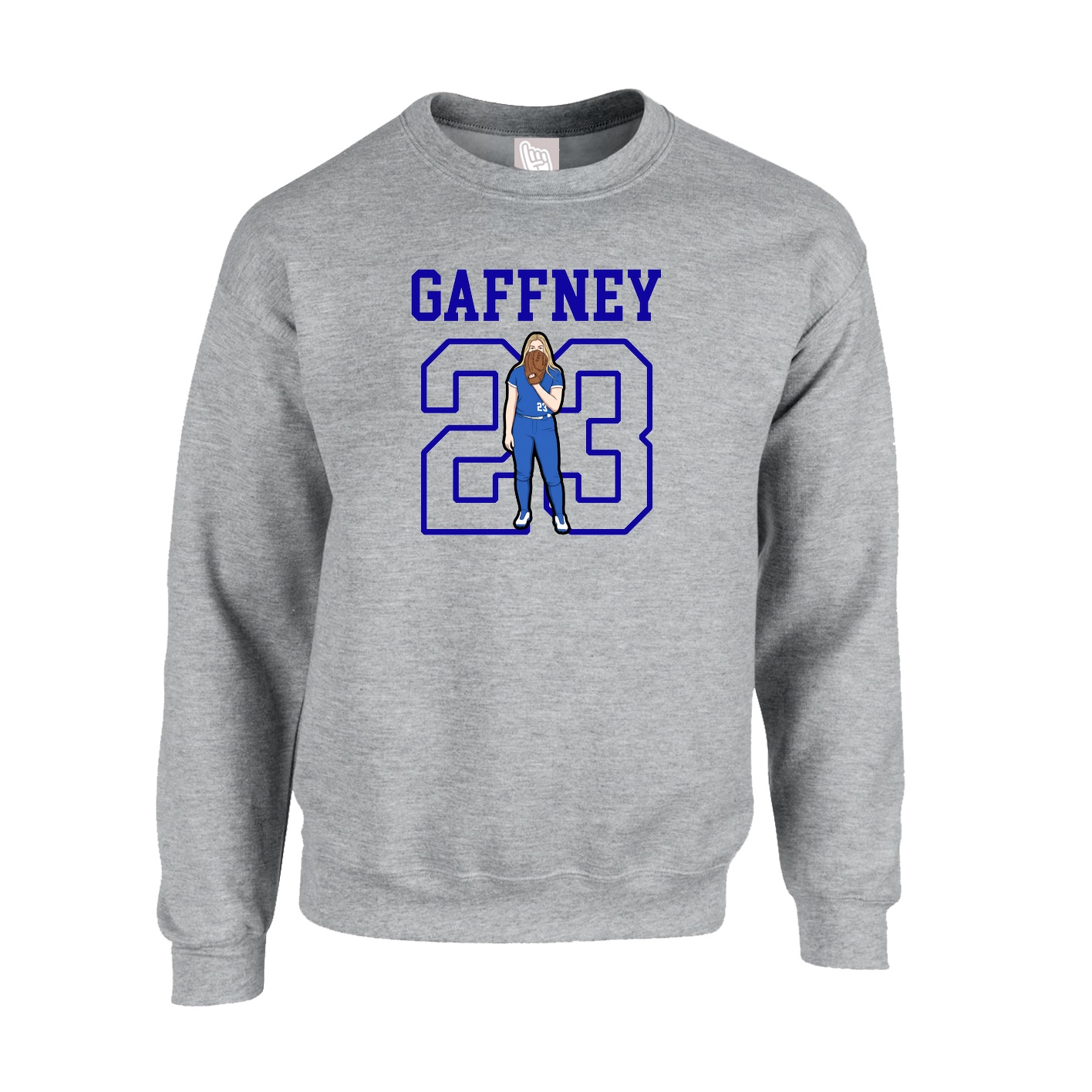 Fleece Crew — Shirsey in Grey