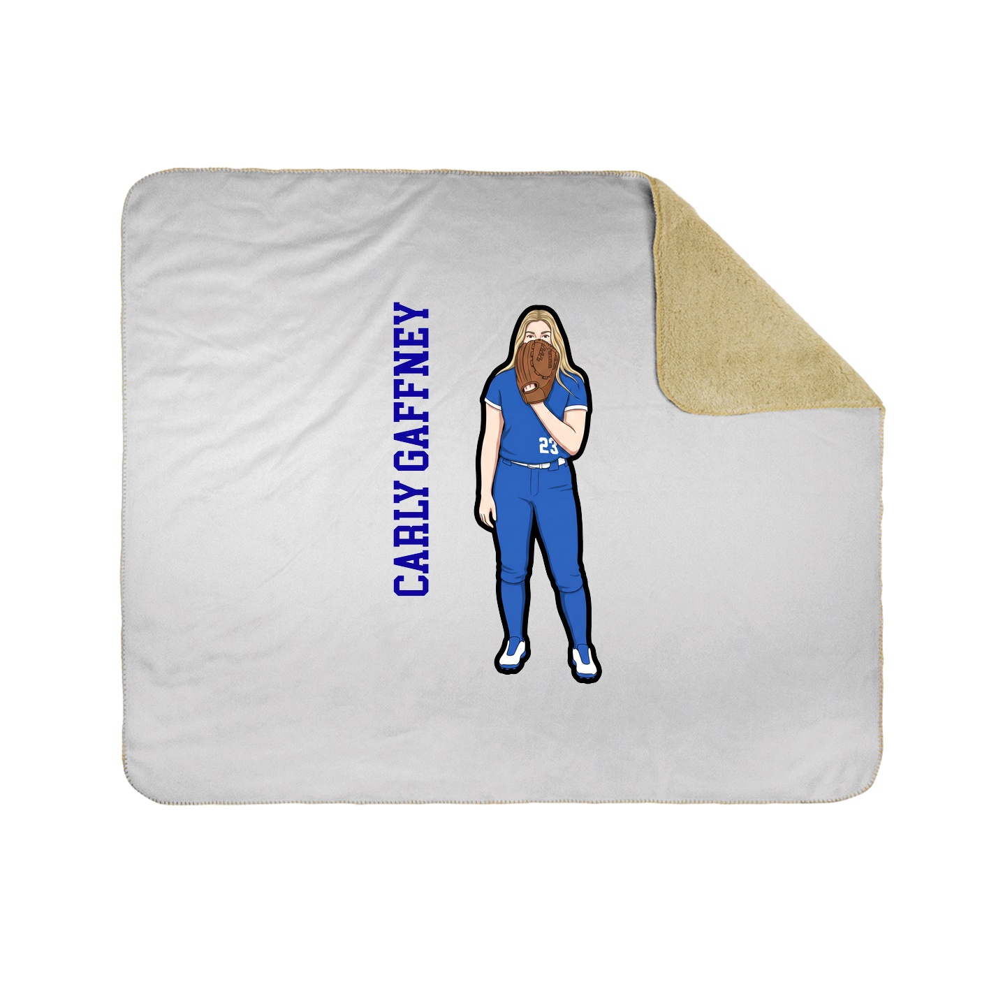 50x60 Sherpa Lined Throw Blanket