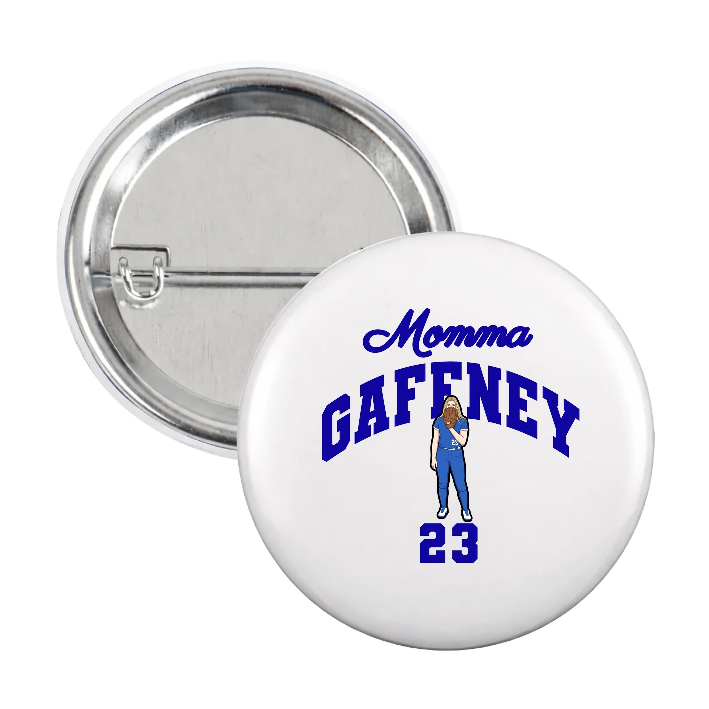 Game Day Button — Mothers Day Arch in White