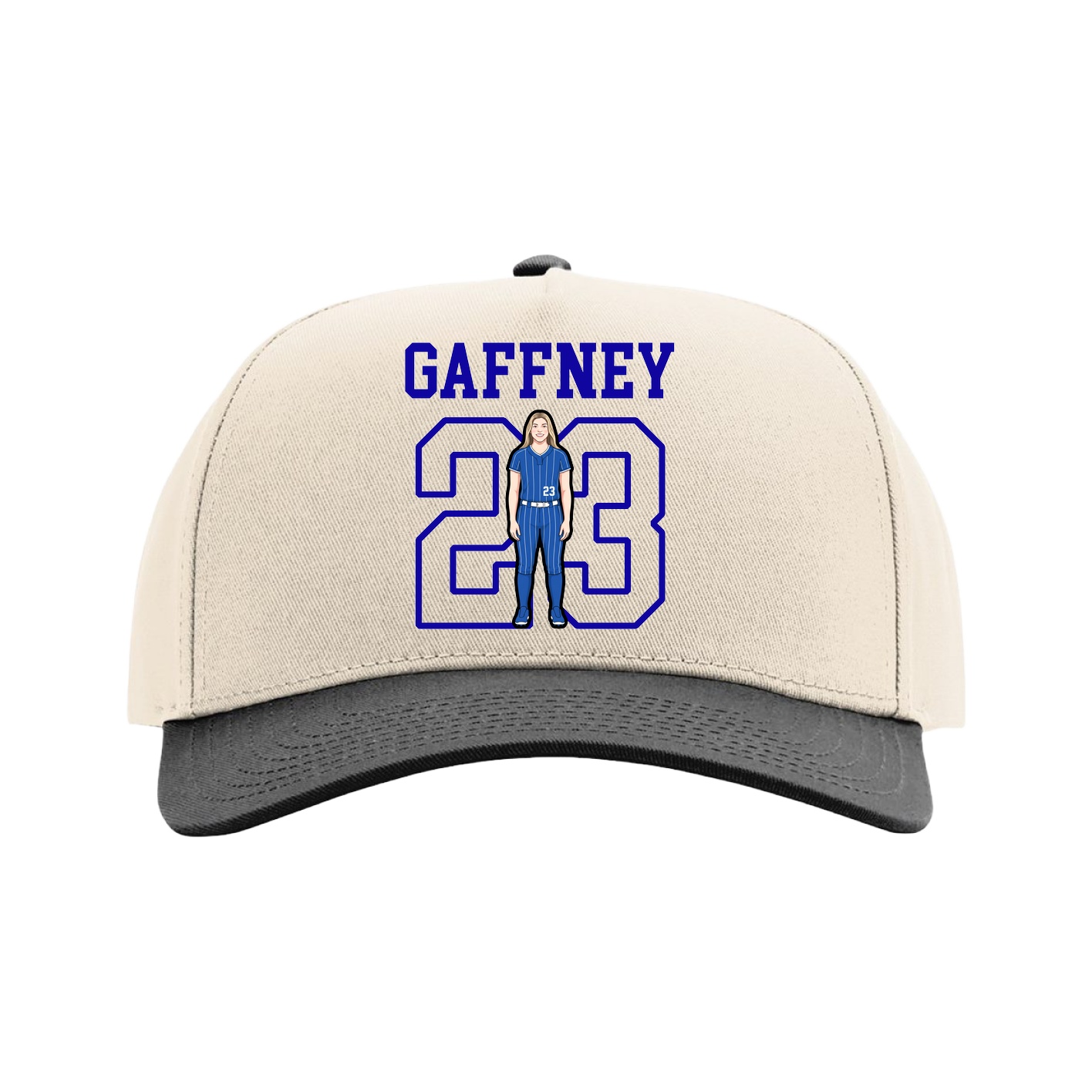 Full Fabric Five-Panel Champ Cap