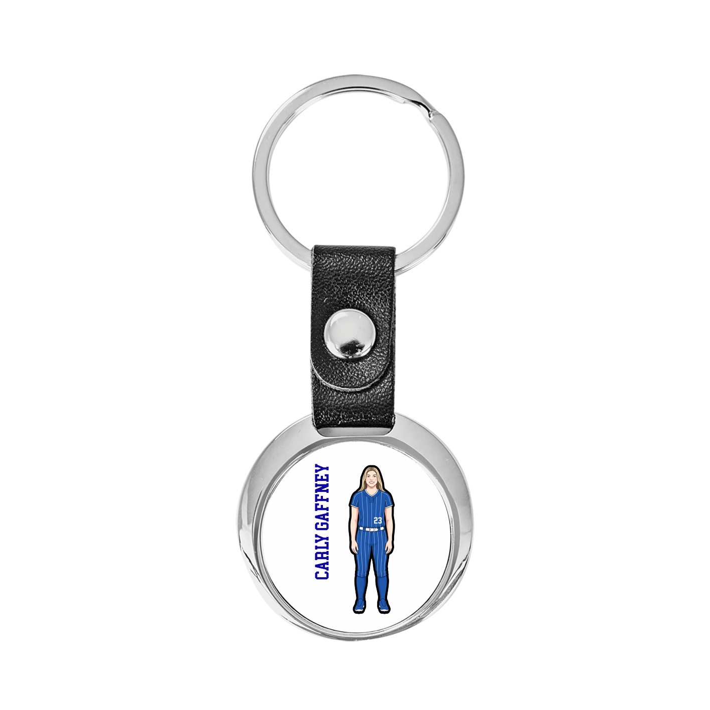 Key Chain — Name Vertical in Classic