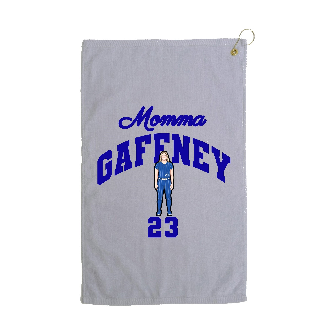 Golf Towel — Mothers Day Arch in Grey