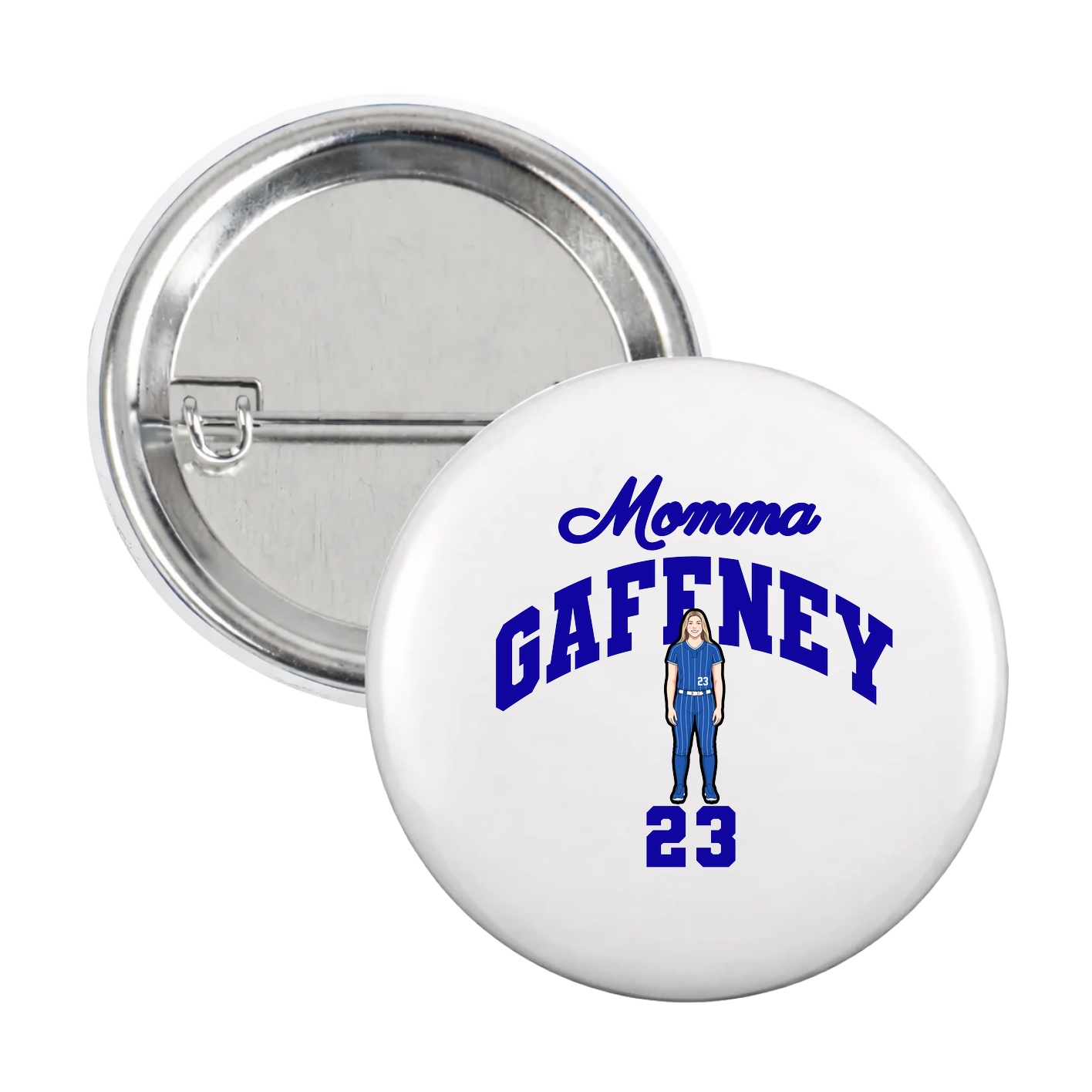 Game Day Button — Mothers Day Arch in White